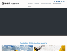 Tablet Screenshot of esriaustralia.com.au